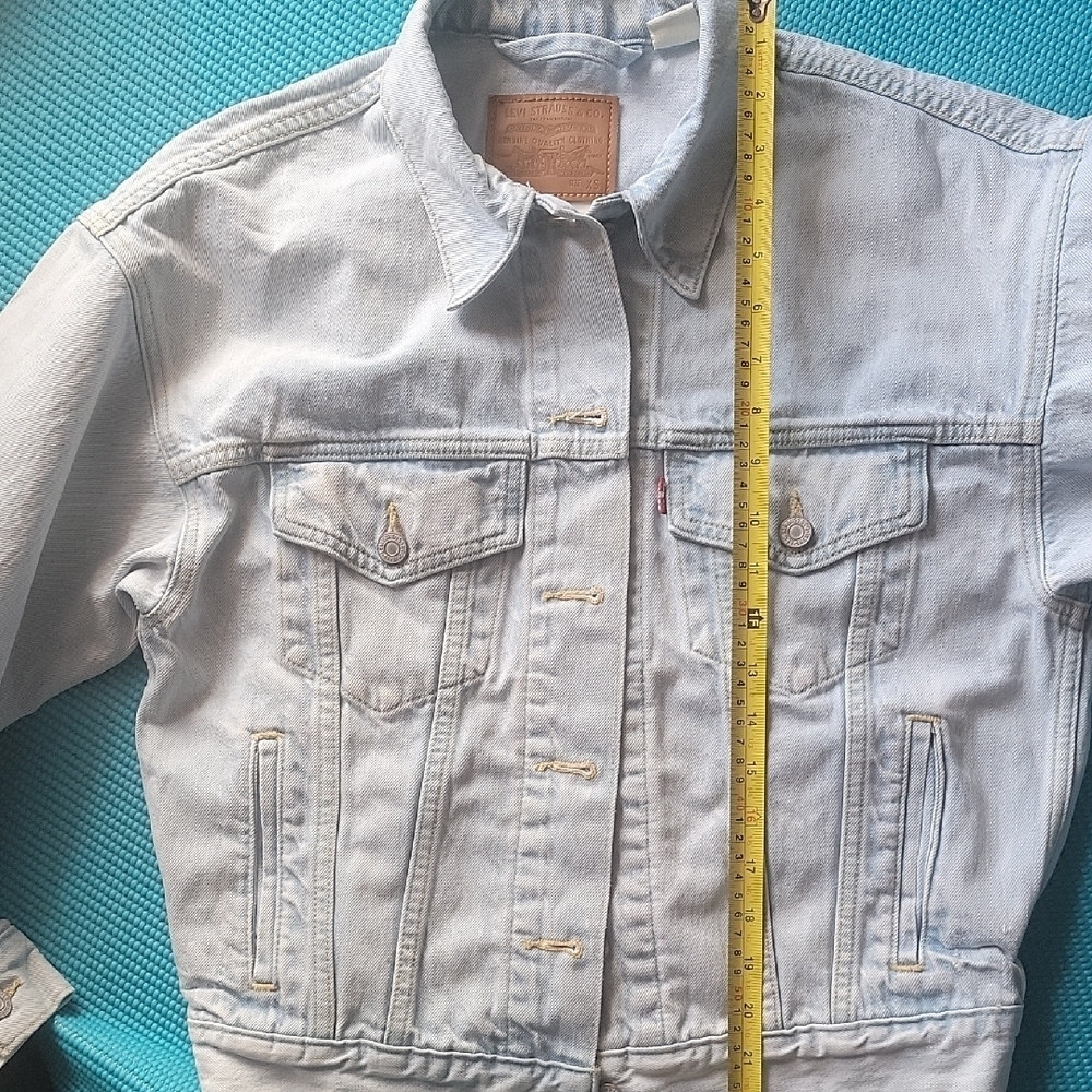 LEVI'S VINTAGE Light Blue Denim Jacket SIZE XS - Picture 4 of 12